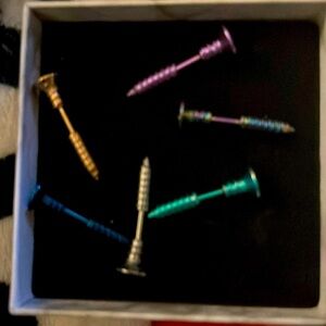 Screw Your ears! NWOT! 6 assorted colors! Be original! Hypoallergenic!